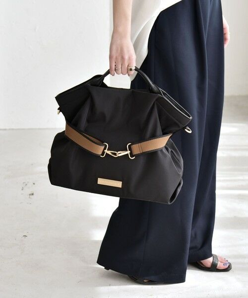 SHIPS / シップス トートバッグ | 《予約》quaranciel: ラインベルト 2way ショルダー トート バッグ（A4対応） | 詳細8