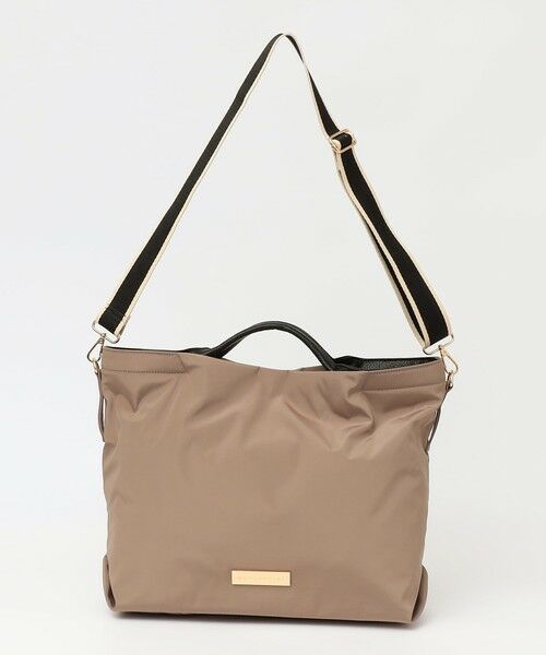 SHIPS / シップス トートバッグ | 《予約》quaranciel: ラインベルト 2way ショルダー トート バッグ（A4対応） | 詳細30