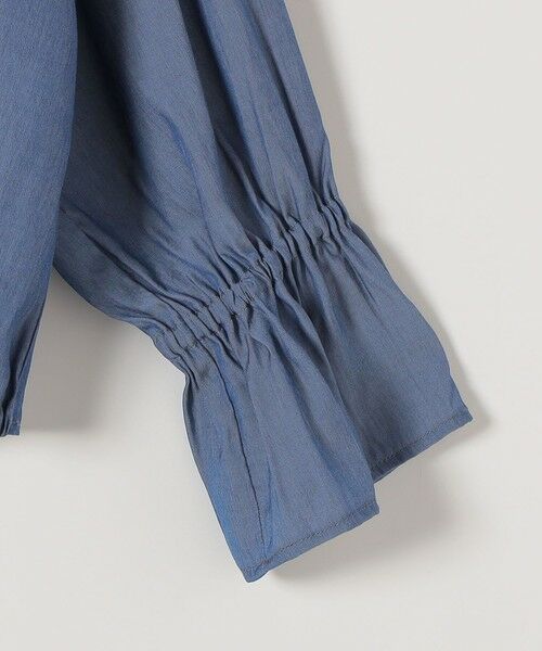 SHIPS / シップス シャツ・ブラウス | 《予約》quaranciel:〈洗濯機可能〉Vネック ギャザーヘム ブラウス | 詳細26