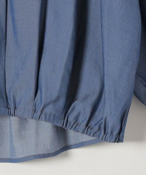 SHIPS / シップス シャツ・ブラウス | 《予約》quaranciel:〈洗濯機可能〉Vネック ギャザーヘム ブラウス | 詳細27