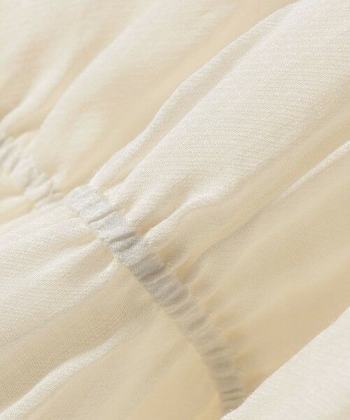 SHIPS / シップス シャツ・ブラウス | 《予約》quaranciel:〈手洗い可能〉ラミー ギャザー リボン ティアード ブラウス | 詳細15