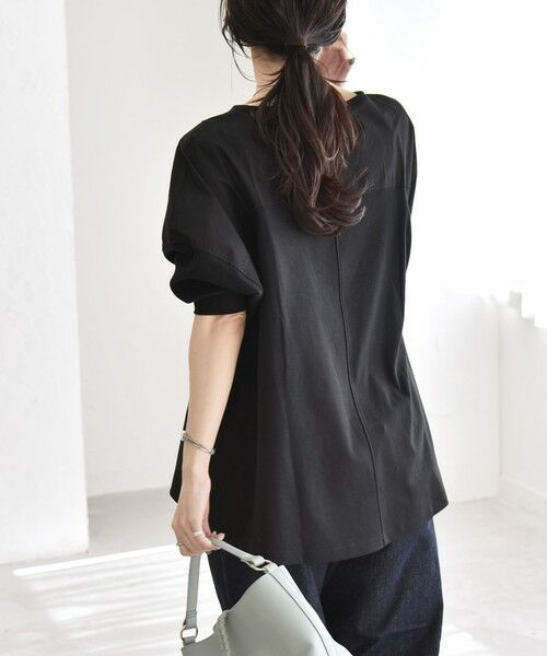 SHIPS / シップス Tシャツ | 《予約》quaranciel:〈接触冷感/汗染み防止加工/洗濯機可能〉ドッキング Aライン カットソー | 詳細21