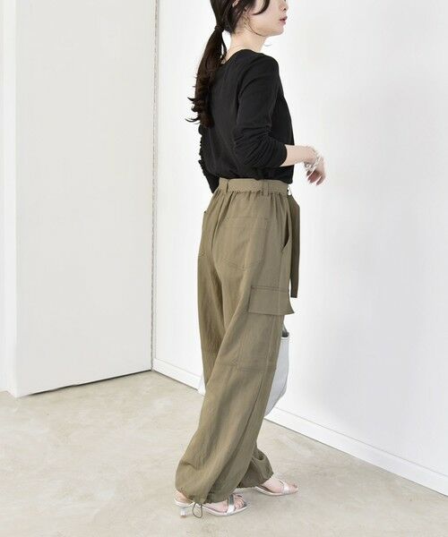 SHIPS / シップス カットソー | 《予約》quaranciel:〈手洗い可能〉コットン シアー クルーネック ロンTEE | 詳細15