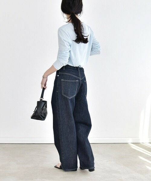 SHIPS / シップス カットソー | 《予約》quaranciel:〈手洗い可能〉コットン シアー クルーネック ロンTEE | 詳細25