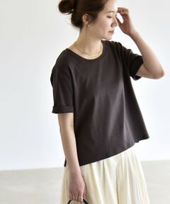 SHIPS / シップス Tシャツ | 《予約》quaranciel:〈接触冷感/汗染み防止加工/洗濯機可能〉ベーシック コンパクト TEE