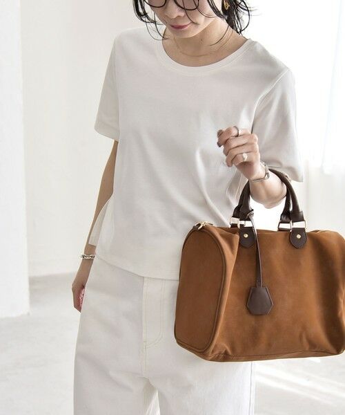 SHIPS / シップス Tシャツ | 《予約》quaranciel:〈接触冷感/汗染み防止加工/洗濯機可能〉ベーシック コンパクト TEE | 詳細7