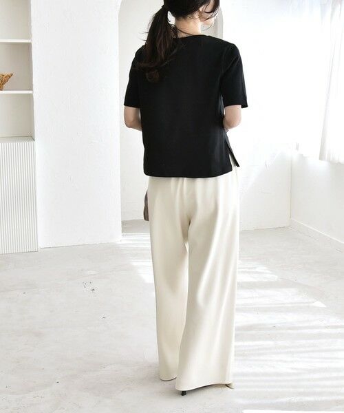 SHIPS / シップス Tシャツ | 《予約》quaranciel:〈接触冷感/汗染み防止加工/洗濯機可能〉ベーシック コンパクト TEE | 詳細15