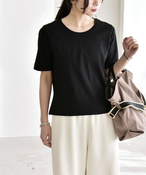 SHIPS / シップス Tシャツ | 《予約》quaranciel:〈接触冷感/汗染み防止加工/洗濯機可能〉ベーシック コンパクト TEE | 詳細22