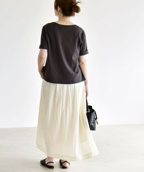 SHIPS / シップス Tシャツ | 《予約》quaranciel:〈接触冷感/汗染み防止加工/洗濯機可能〉ベーシック コンパクト TEE | 詳細26