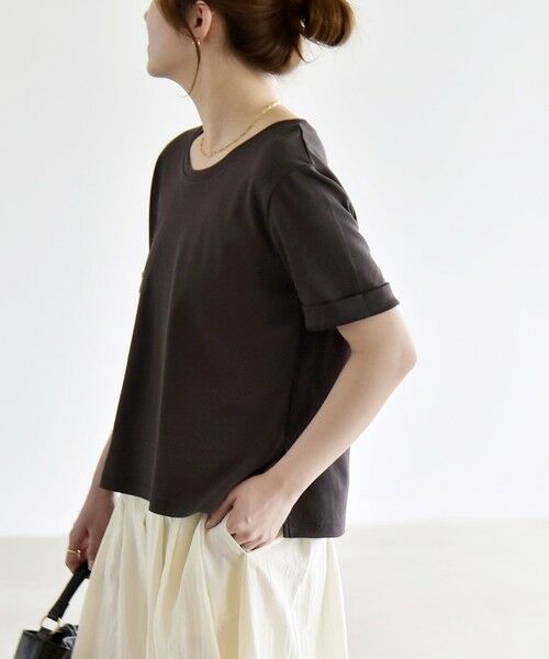 SHIPS / シップス Tシャツ | 《予約》quaranciel:〈接触冷感/汗染み防止加工/洗濯機可能〉ベーシック コンパクト TEE | 詳細28