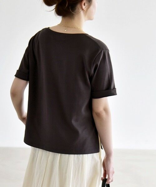 SHIPS / シップス Tシャツ | 《予約》quaranciel:〈接触冷感/汗染み防止加工/洗濯機可能〉ベーシック コンパクト TEE | 詳細29