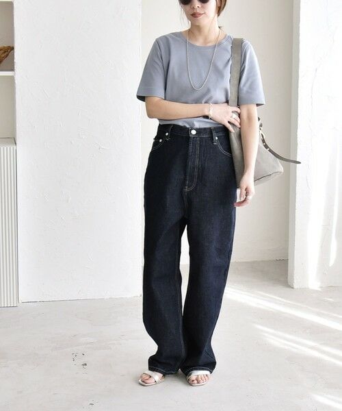 SHIPS / シップス Tシャツ | 《予約》quaranciel:〈接触冷感/汗染み防止加工/洗濯機可能〉ベーシック コンパクト TEE | 詳細29