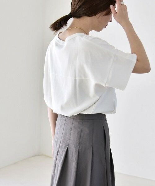 SHIPS / シップス Tシャツ | 《予約》quaranciel:〈接触冷感/汗染み防止加工/洗濯機可能〉CAT プリント TEE | 詳細4