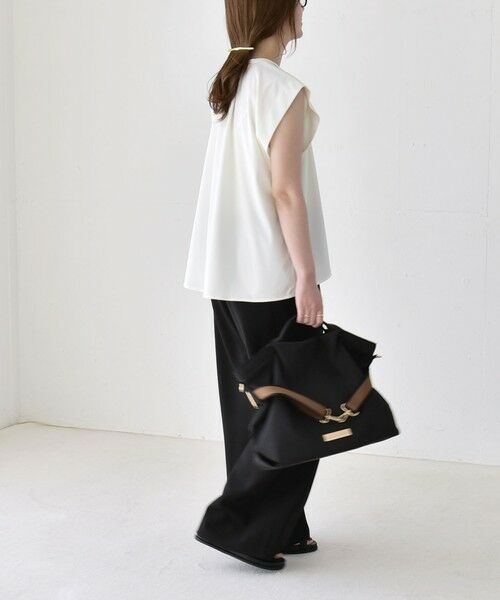 SHIPS / シップス シャツ・ブラウス | 《予約》quaranciel:〈接触冷感/UVカット/吸水速乾/洗濯機可能〉スキッパー ギャザー シャツ カットソー | 詳細2