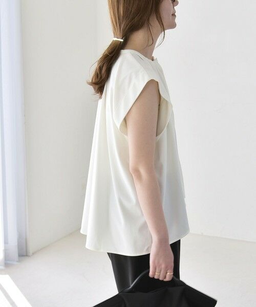 SHIPS / シップス シャツ・ブラウス | 《予約》quaranciel:〈接触冷感/UVカット/吸水速乾/洗濯機可能〉スキッパー ギャザー シャツ カットソー | 詳細9