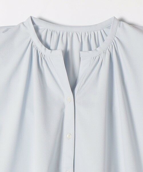 SHIPS / シップス シャツ・ブラウス | 《予約》quaranciel:〈接触冷感/UVカット/吸水速乾/洗濯機可能〉スキッパー ギャザー シャツ カットソー | 詳細28