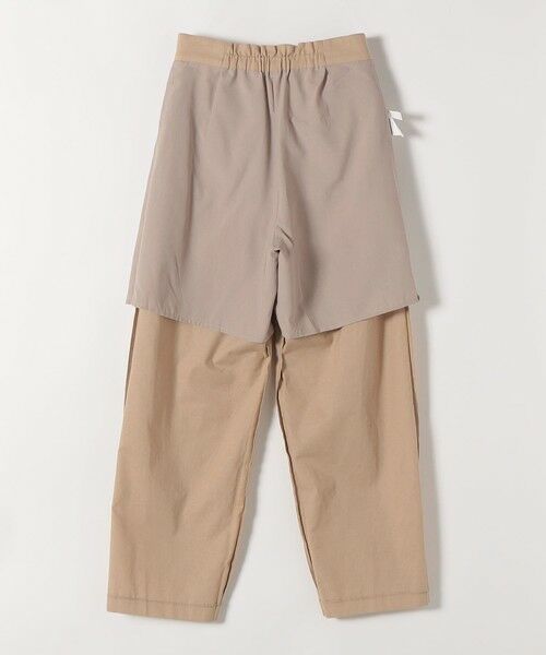 SHIPS / シップス チノ・ワークパンツ | 《予約》quaranciel:〈洗濯機可能〉コットン ベルト ハイウエスト テーパード パンツ | 詳細20