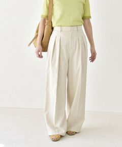 SHIPS / シップス その他パンツ | 《予約》quaranciel:〈洗濯機可能〉CALCULO(R)使用 イージー タック ワイド パンツ