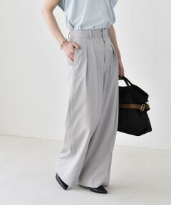 SHIPS / シップス その他パンツ | 《予約》quaranciel:〈洗濯機可能〉CALCULO(R)使用 イージー タック ワイド パンツ