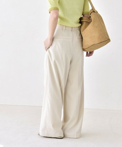 SHIPS / シップス その他パンツ | 《予約》quaranciel:〈洗濯機可能〉CALCULO(R)使用 イージー タック ワイド パンツ | 詳細5