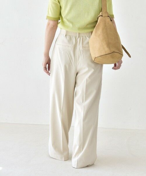 SHIPS / シップス その他パンツ | 《予約》quaranciel:〈洗濯機可能〉CALCULO(R)使用 イージー タック ワイド パンツ | 詳細6