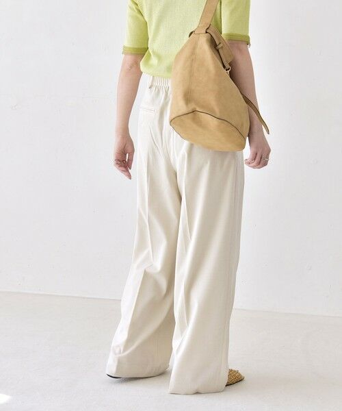 SHIPS / シップス その他パンツ | 《予約》quaranciel:〈洗濯機可能〉CALCULO(R)使用 イージー タック ワイド パンツ | 詳細7