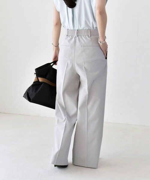 SHIPS / シップス その他パンツ | 《予約》quaranciel:〈洗濯機可能〉CALCULO(R)使用 イージー タック ワイド パンツ | 詳細17