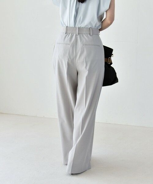 SHIPS / シップス その他パンツ | 《予約》quaranciel:〈洗濯機可能〉CALCULO(R)使用 イージー タック ワイド パンツ | 詳細18