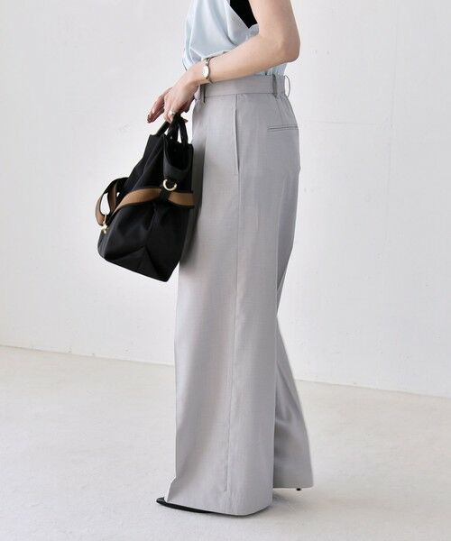 SHIPS / シップス その他パンツ | 《予約》quaranciel:〈洗濯機可能〉CALCULO(R)使用 イージー タック ワイド パンツ | 詳細19