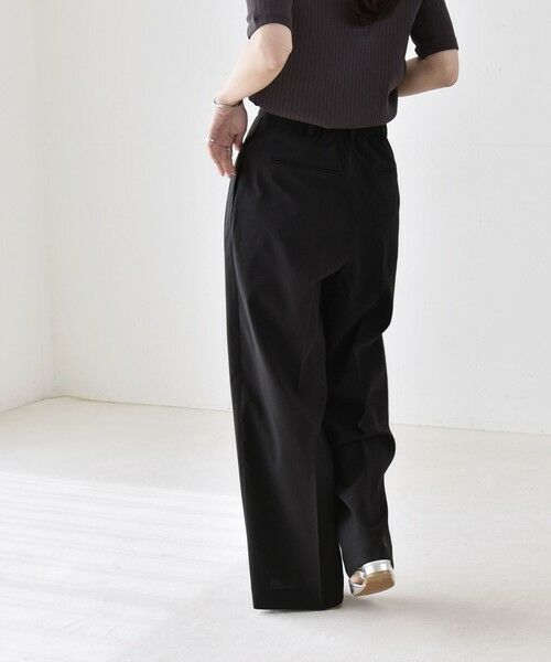 SHIPS / シップス その他パンツ | 《予約》quaranciel:〈洗濯機可能〉CALCULO(R)使用 イージー タック ワイド パンツ | 詳細28