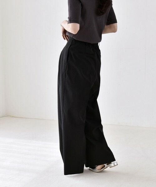 SHIPS / シップス その他パンツ | 《予約》quaranciel:〈洗濯機可能〉CALCULO(R)使用 イージー タック ワイド パンツ | 詳細29