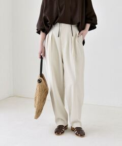 SHIPS / シップス ショート・ハーフ・半端丈パンツ | 《予約》quaranciel:〈洗濯機可能〉CALCULO(R)使用 イージー テーパード パンツ