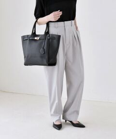 SHIPS / シップス ショート・ハーフ・半端丈パンツ | 《予約》quaranciel:〈洗濯機可能〉CALCULO(R)使用 イージー テーパード パンツ