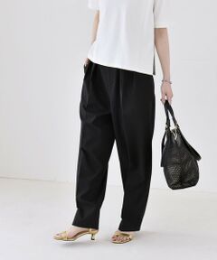 SHIPS / シップス ショート・ハーフ・半端丈パンツ | 《予約》quaranciel:〈洗濯機可能〉CALCULO(R)使用 イージー テーパード パンツ