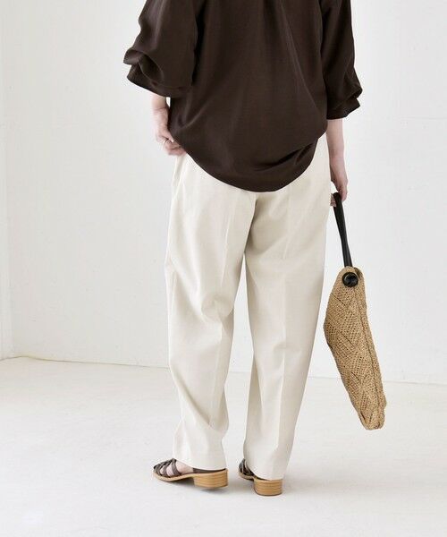 SHIPS / シップス ショート・ハーフ・半端丈パンツ | 《予約》quaranciel:〈洗濯機可能〉CALCULO(R)使用 イージー テーパード パンツ | 詳細7