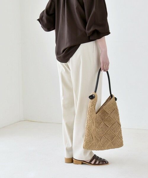 SHIPS / シップス ショート・ハーフ・半端丈パンツ | 《予約》quaranciel:〈洗濯機可能〉CALCULO(R)使用 イージー テーパード パンツ | 詳細9