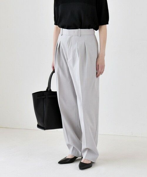 SHIPS / シップス ショート・ハーフ・半端丈パンツ | 《予約》quaranciel:〈洗濯機可能〉CALCULO(R)使用 イージー テーパード パンツ | 詳細15