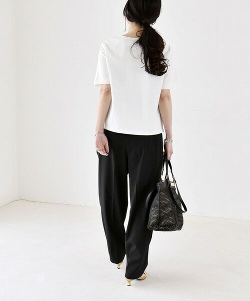 SHIPS / シップス ショート・ハーフ・半端丈パンツ | 《予約》quaranciel:〈洗濯機可能〉CALCULO(R)使用 イージー テーパード パンツ | 詳細23