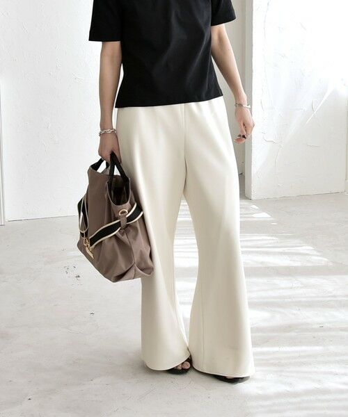 SHIPS / シップス その他パンツ | 《予約》quaranciel:〈手洗い可能〉バイアス ストレッチ イージー ワイド パンツ | 詳細11