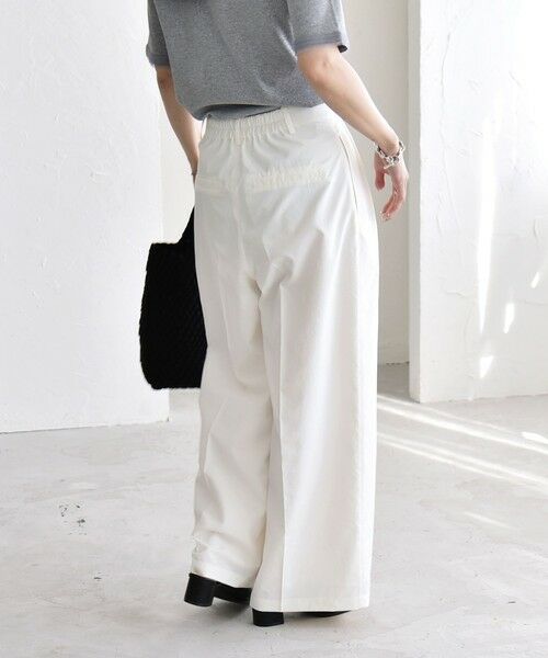 SHIPS / シップス その他パンツ | 《予約》quaranciel:〈接触冷感/UVカット/吸水速乾/洗濯機可能〉3タック ワイド ストレート パンツ | 詳細6