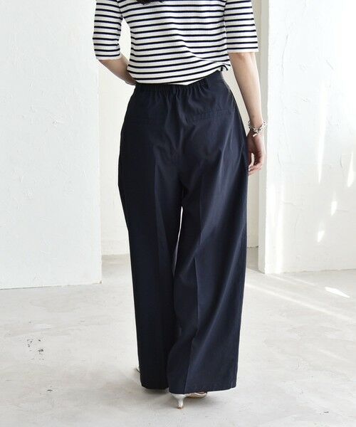 SHIPS / シップス その他パンツ | 《予約》quaranciel:〈接触冷感/UVカット/吸水速乾/洗濯機可能〉3タック ワイド ストレート パンツ | 詳細16