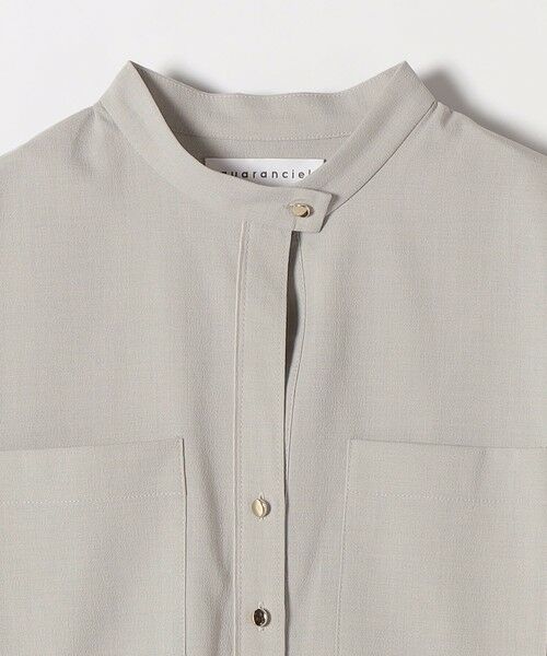 SHIPS / シップス ロング・マキシ丈ワンピース | 《予約》quaranciel:〈洗濯機可能〉CALCULO(R)使用 バンドカラー シャツ ワンピース | 詳細13