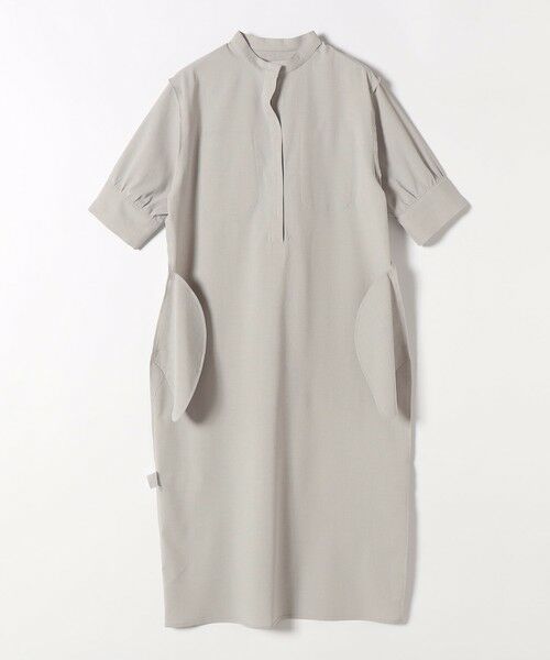 SHIPS / シップス ロング・マキシ丈ワンピース | 《予約》quaranciel:〈洗濯機可能〉CALCULO(R)使用 バンドカラー シャツ ワンピース | 詳細18