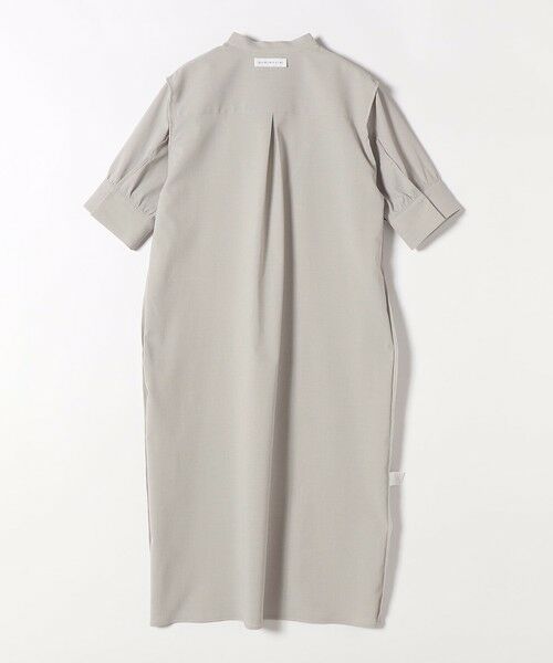 SHIPS / シップス ロング・マキシ丈ワンピース | 《予約》quaranciel:〈洗濯機可能〉CALCULO(R)使用 バンドカラー シャツ ワンピース | 詳細19