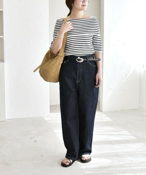 SHIPS / シップス ニット・セーター | 《予約》quaranciel:〈洗濯機可能〉オフショルダー ハーフスリーブ リブ ニット | 詳細1