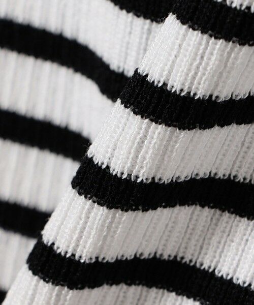 SHIPS / シップス ニット・セーター | 《予約》quaranciel:〈洗濯機可能〉オフショルダー ハーフスリーブ リブ ニット | 詳細16