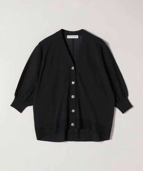 SHIPS / シップス カーディガン・ボレロ | 《予約》quaranciel:〈接触冷感/手洗い可能〉メタルボタン Vネック シアー ニット カーディガン | 詳細27