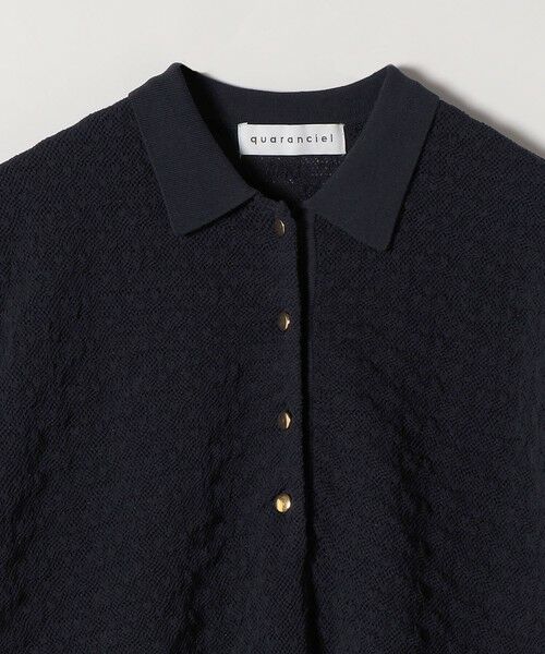 SHIPS / シップス ニット・セーター | 《予約》quaranciel:〈手洗い可能〉透かし編み ポロ ニット プルオーバー | 詳細19
