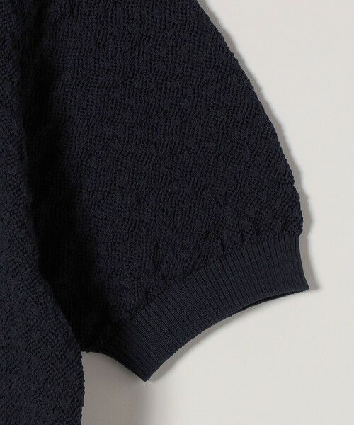 SHIPS / シップス ニット・セーター | 《予約》quaranciel:〈手洗い可能〉透かし編み ポロ ニット プルオーバー | 詳細20