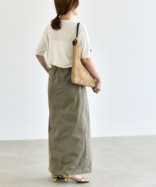 SHIPS / シップス ニット・セーター | quaranciel:〈接触冷感/手洗い可能〉コンパクト シアー ニット TEE | 詳細5
